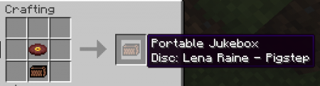 Мод на портативный музыкальный автомат Portable Jukebox [1.16.5]